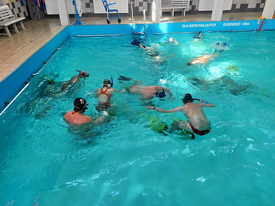 Hokej pod wodą Walenie Siemianowice Śląskie Trening 18 III 2023